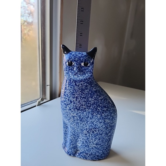 The Unbranded Brand Other - Blue Cat Statue